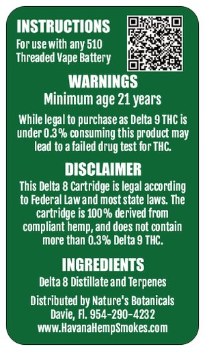 Delta-8 Sativa Cartridge