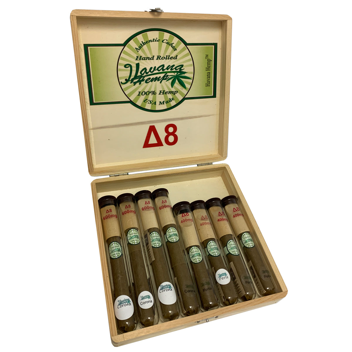 Cigar with wooden tips